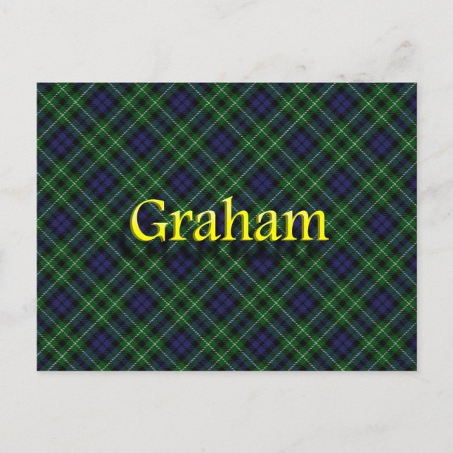 Carte Postale Clan Graham écossais (Devant)