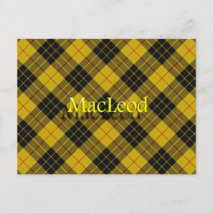 Carte Postale Clan MacLeod de Lewis Tartan