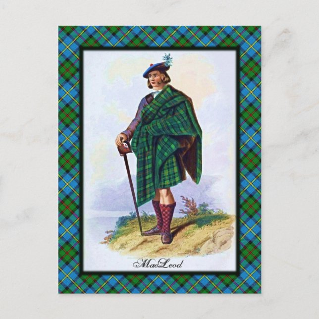 Carte postale Clan MacLeod Scottish Dreams (Devant)