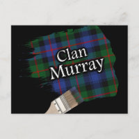 Clan Murray Scottish Tartan Paint Brush