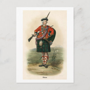 Carte Postale Clan Shaw