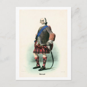 Carte Postale Clan Stewart