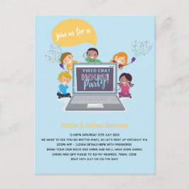 Carte Postale Clap d'anniversaire pour les ENFANTS Discussion vi