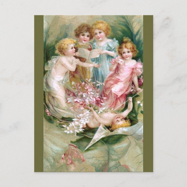 Carte Postale Clapsaddle : Charmantes Fées 2 (Devant)