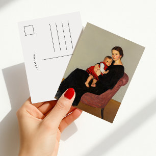 Carte Postale Cläre Maillard avec sa fille   Willi Maillard