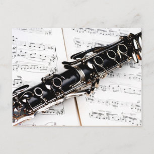 Carte Postale Clarinet