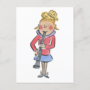 Carte Postale Clarinet