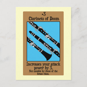 Carte Postale Clarinets de Doom