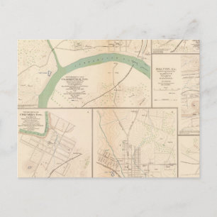 Carte Postale Clarksville, Tenn, Dalton, Ga