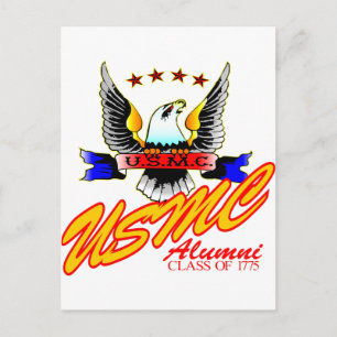 Carte Postale Classe De 1775 USMC Alumni Eagle