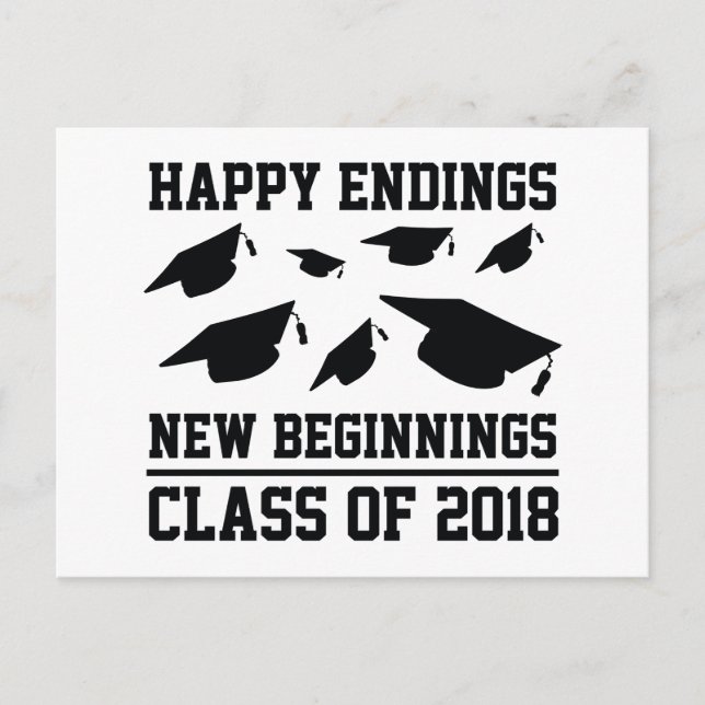 Carte Postale Classe De 2018 (Devant)