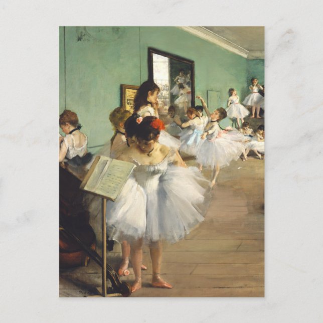 Carte Postale Classe de danse Edgar Degas (Devant)