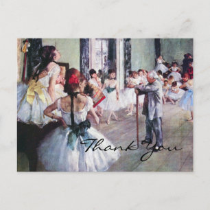Carte Postale Classe de danse par Edgar Degas