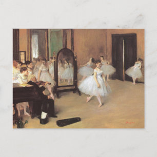 Carte Postale Classe de danse par Edgar Degas, Ballet Vintage