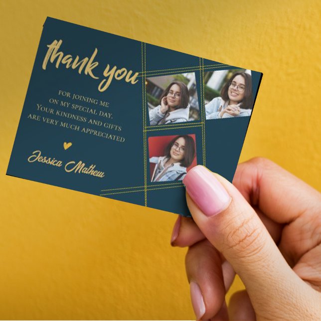 Carte Postale Classe de Merci Multi Photo Graduation 2025 (Créateur téléchargé)