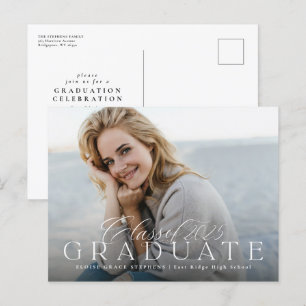 Carte Postale Classe d'invitation de remise de diplômes 2025 fai