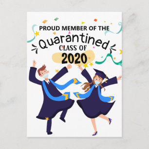 Carte Postale Classe en quarantaine de 2020