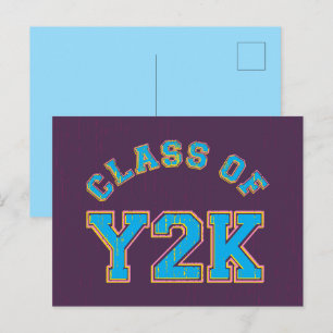 Carte Postale Classe Rétro de Y2K