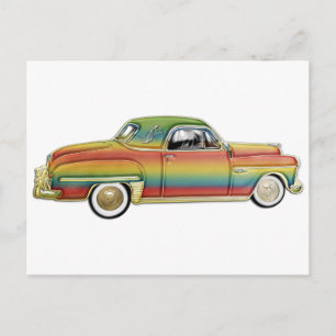 Carte Postale Classic 2 porte haut dur voiture personnalisée