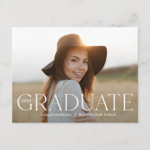 Carte postale Classic Grad Editable Color Graduati