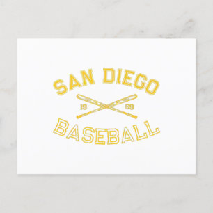 Carte Postale Classic San Diego California Baseball Fan Retro Vi