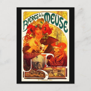 Carte postale classique/art Vintage-Mucha 21