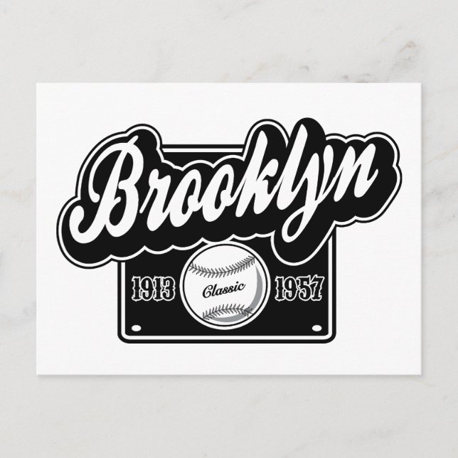 Carte Postale Classique de Brooklyn (Devant)
