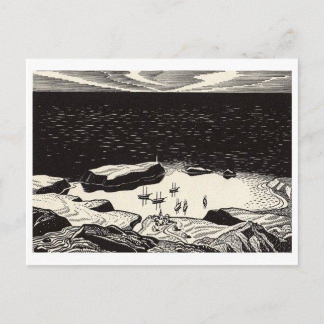 Carte postale classique en bois (Devant)