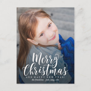 Carte postale classique moderne de Noël