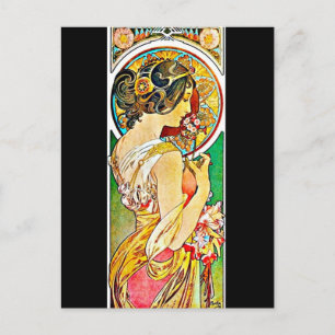 Carte postale classique/Vintage-Alphonse Mucha 66