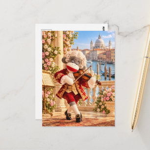 Carte Postale Classiques du Singe Chaussette Cozy — Vivaldi à Ve