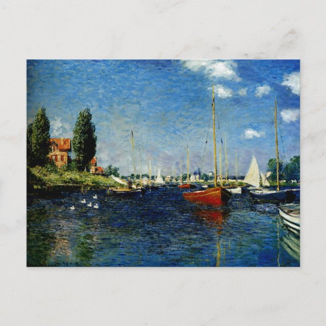 Carte Postale Claude Monet - Argenteuil, (Devant)