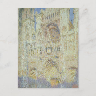 Carte Postale Claude Monet Cathédrale de Rouen au coucher du s