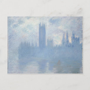 Carte Postale Claude Monet - Chambres du Parlement London Art