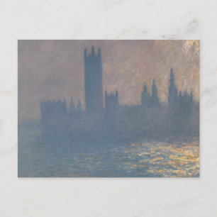 Carte Postale Claude Monet - Chambres du Parlement, Lumière du s