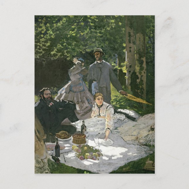 Carte Postale Claude Monet | Dejeuner sur l'Herbe, Chailly (Devant)