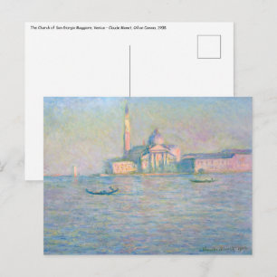 Carte Postale Claude Monet - Eglise de San Giorgio Maggiore