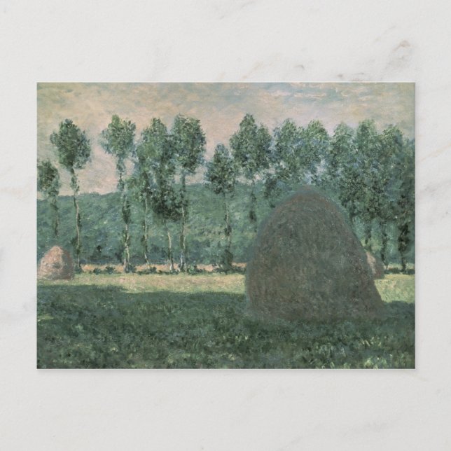 Carte Postale Claude Monet | Emballages près de Giverny, c.1884- (Devant)