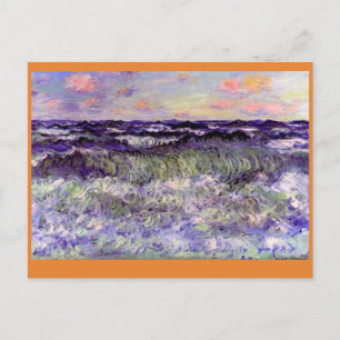 Carte Postale Claude Monet, Étude sur la mer