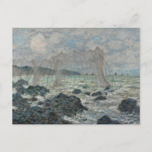 Carte Postale Claude Monet - Filets de pêche à Pourville