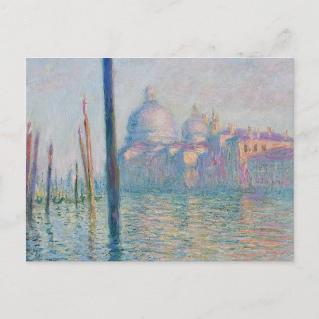 Carte Postale Claude Monet Grand Canal Venise Italie Voyage (Devant)