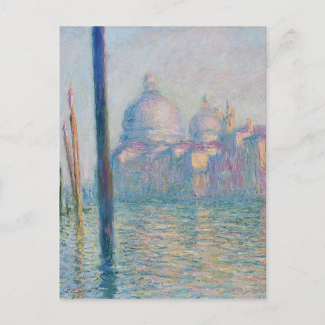 Carte Postale Claude Monet Grand Canal Venise Italie Voyage (Devant)