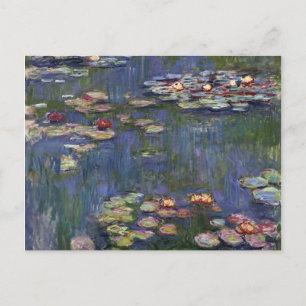 Carte Postale Claude Monet Impressionniste L'Eau Lillies Peintur