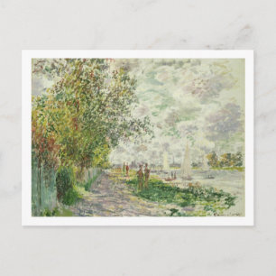 Carte Postale Claude Monet   La Riverbank de Gennevilliers