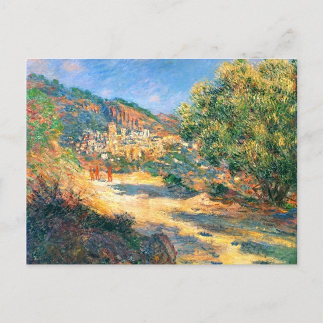 Carte Postale Claude Monet : La route de Monte Carlo (Devant)