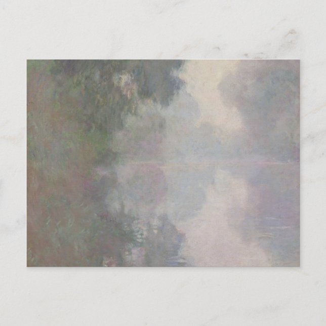 Carte Postale Claude Monet | La Seine à Giverny, Morning Mists (Devant)