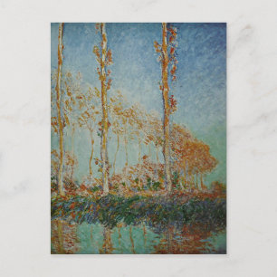 Carte Postale Claude Monet - L'Artwork Des Poplars