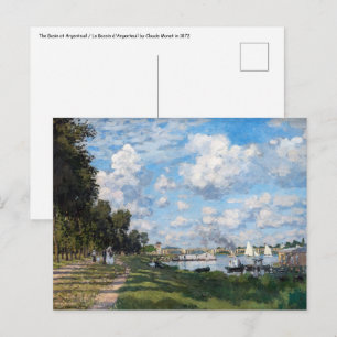Carte Postale Claude Monet - Le Bassin d'Argenteuil