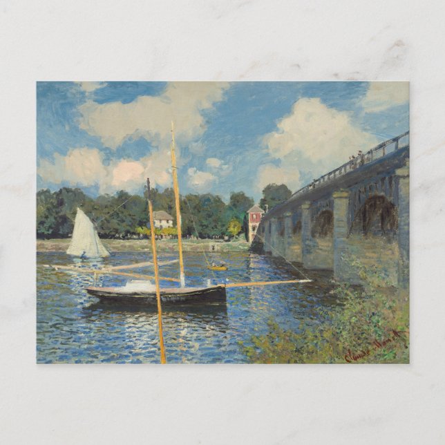 Carte Postale Claude Monet | le pont à Argenteuil (Devant)