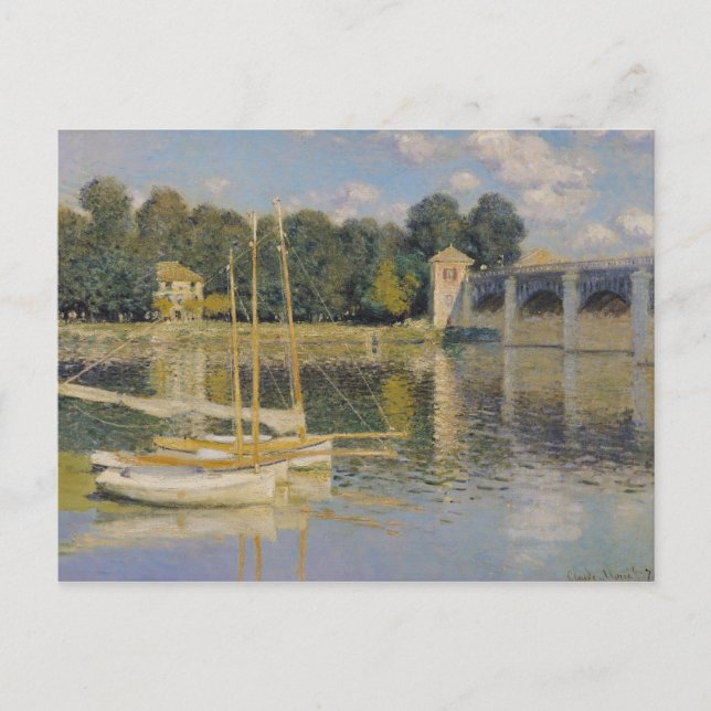 Carte Postale Claude Monet | Le pont d'Argenteuil, 1874 (Devant)